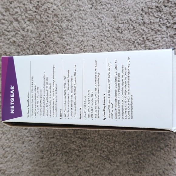 Netgear AC1200 Smart WiFi Router, model R6220 - Picture 3 of 5